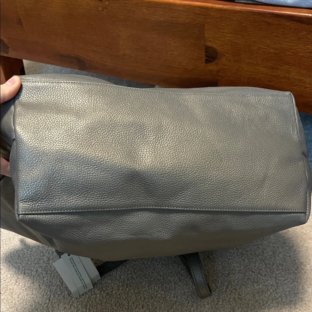 Cole Haan Gray Leather Tote - Picture 6 of 12